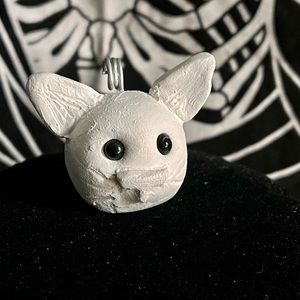 Sculpted Clay Cat "Farm Friends" Series 🐈🧡